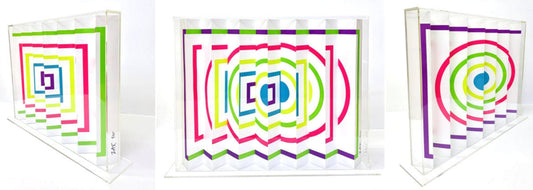 E.M. ZAX- Limited Edition Polymorph in lucite case