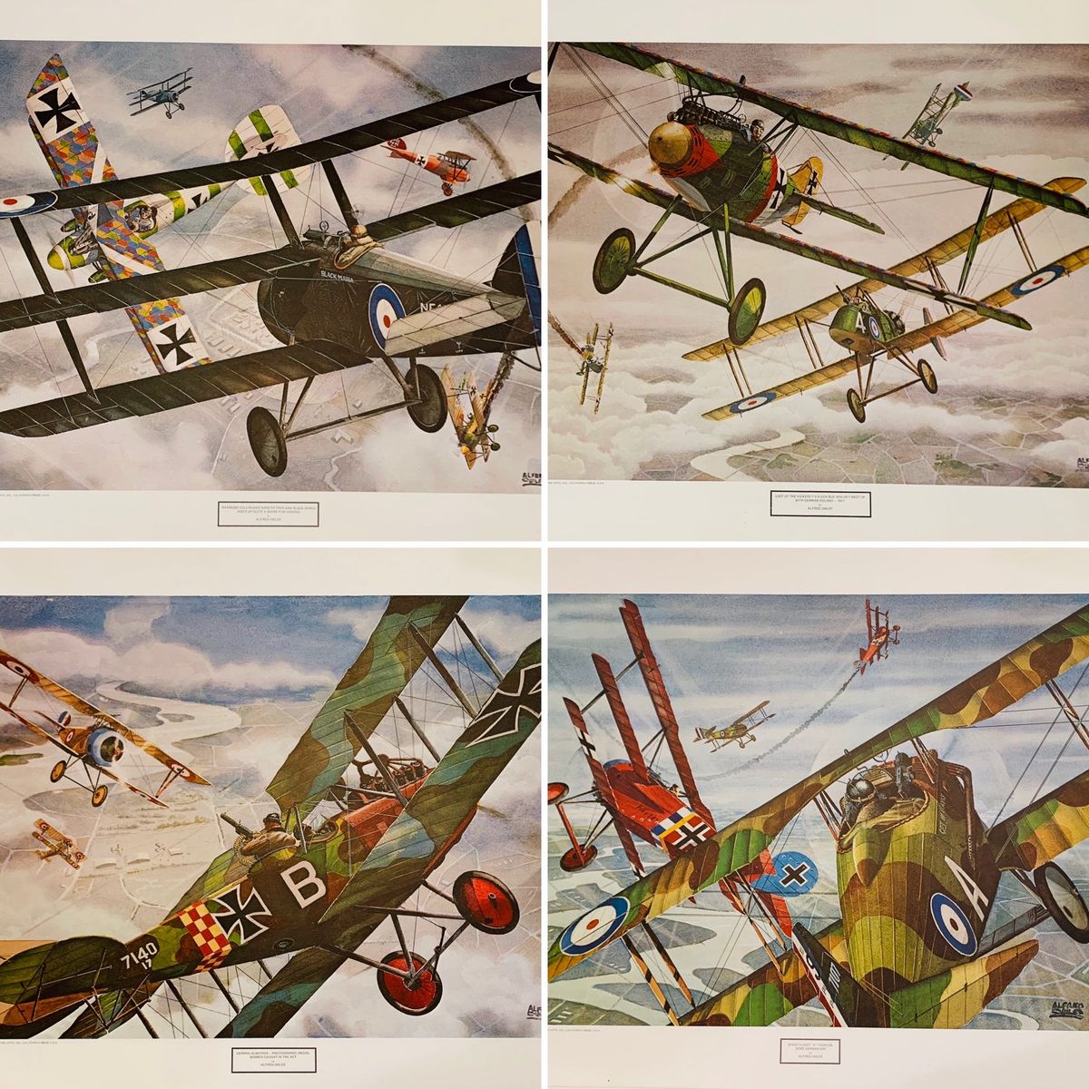 Alfred Owles- Collection of 4 prints on paper 