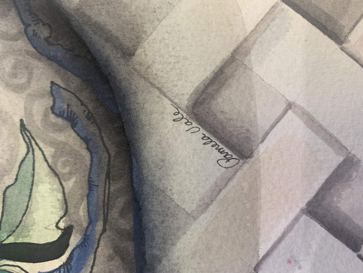 Pamela Vale- Original watercolor on paper