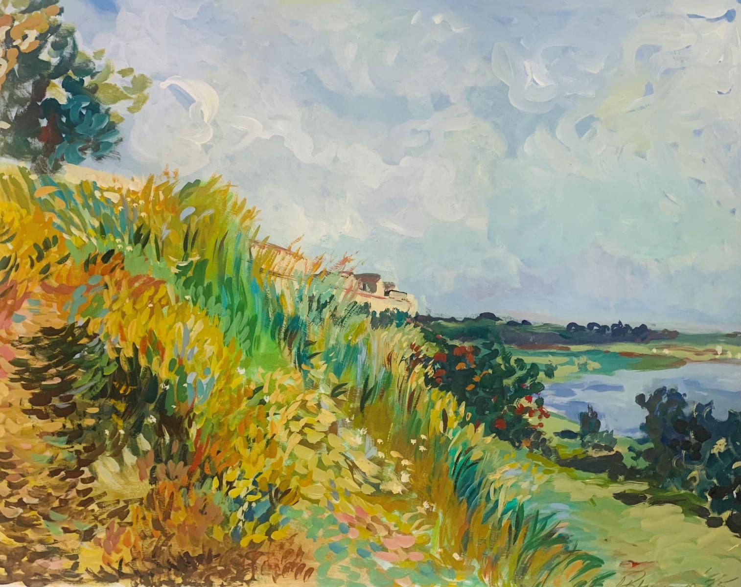 Carol Bugman - Acrylic painting on paper 