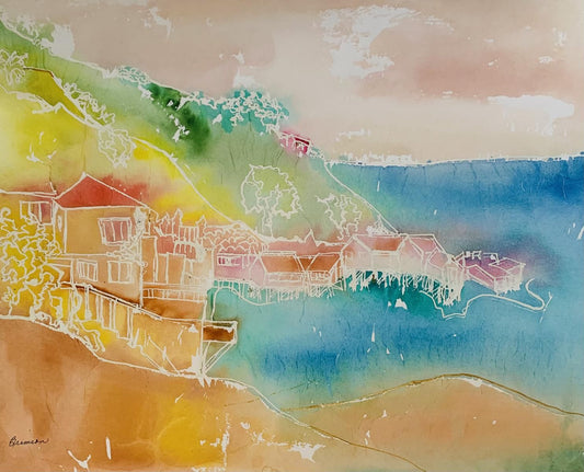 Bramson- Original watercolor on paper