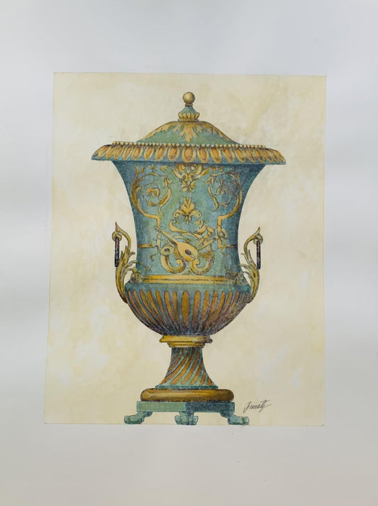 Bemotly- Original watercolor on paper