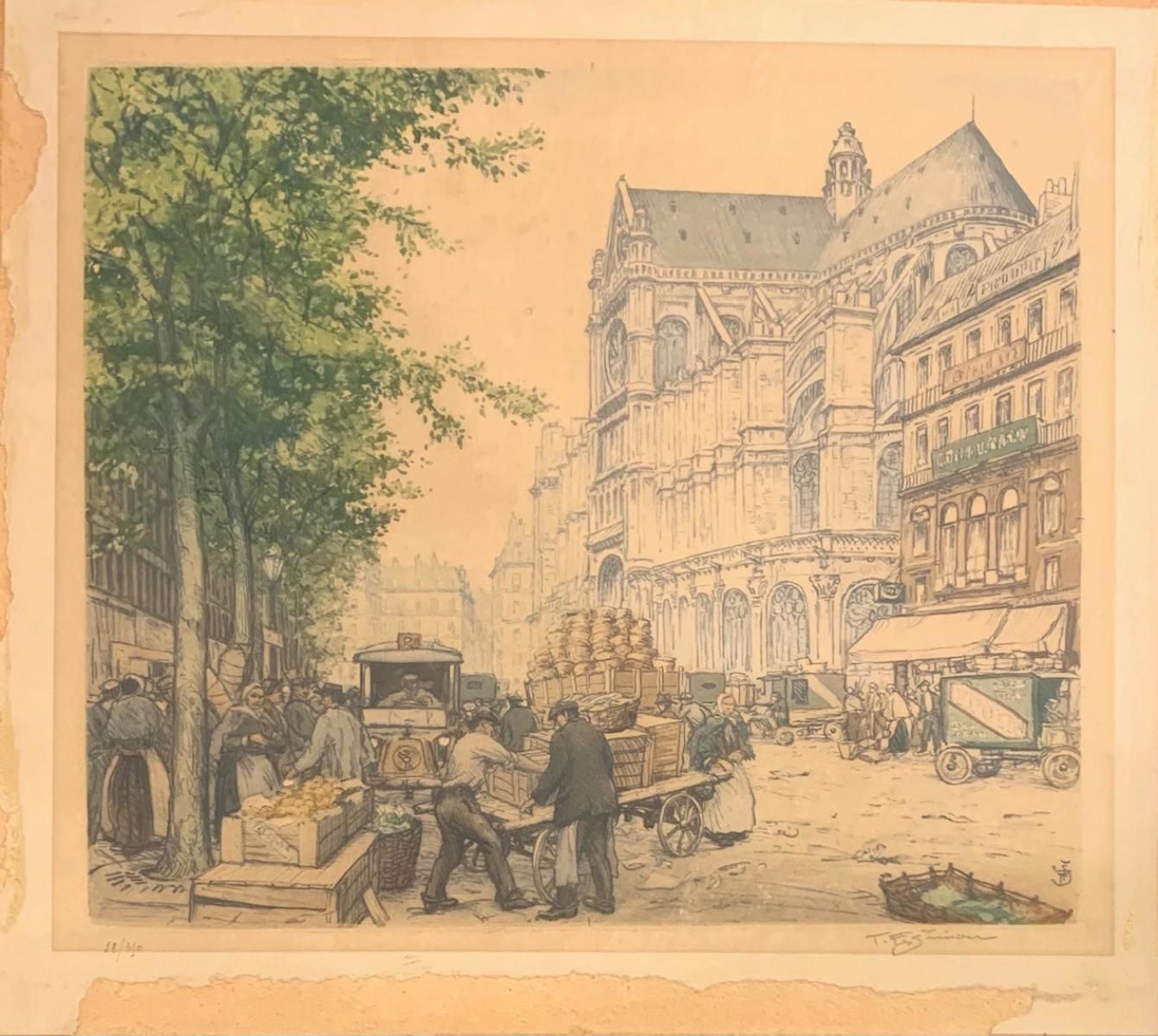 T.F. Simon (Tarik Frantisek Simon )- Limited edition lithograph on paper