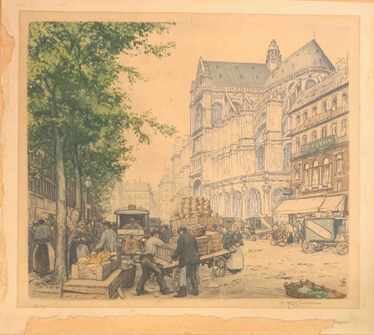 T.F. Simon (Tarik Frantisek Simon )- Limited edition lithograph on paper