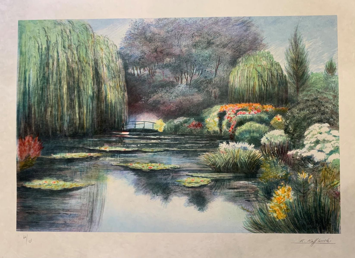 Rafllewski- Limited edition  lithograph on rice paper