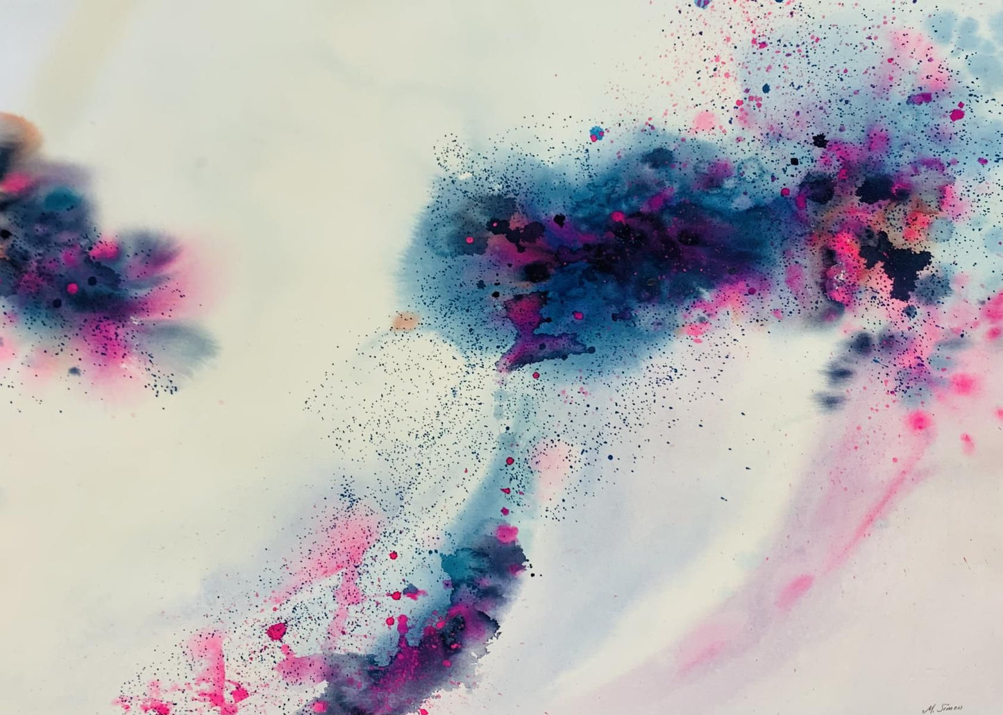 M. Simon - Watercolor on paper