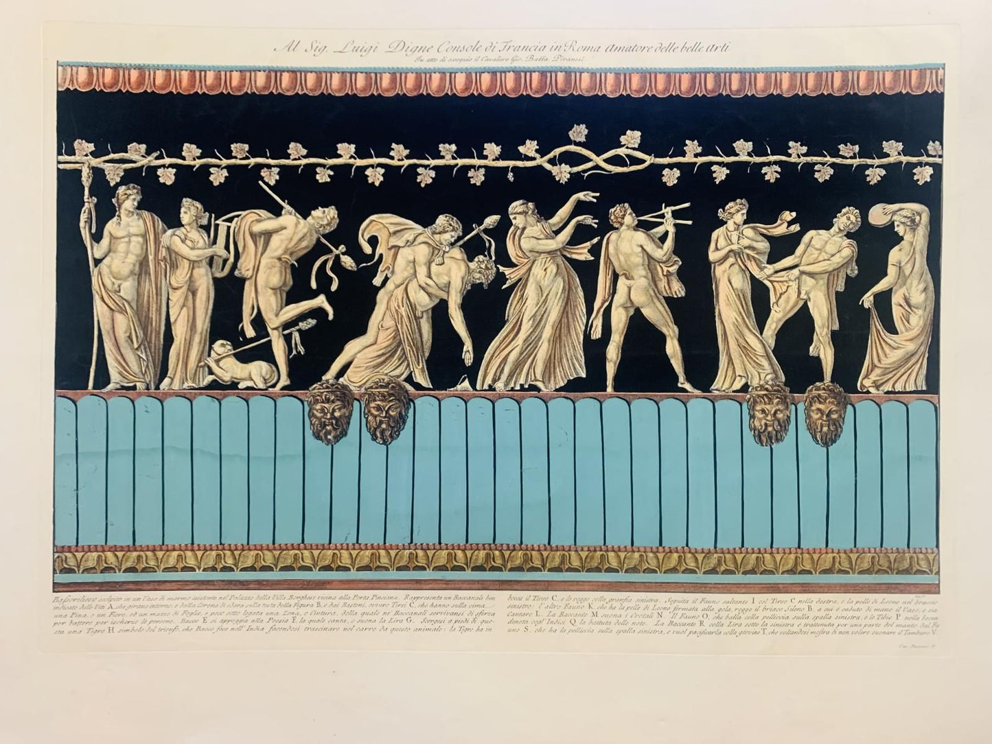 Unknown- Vintage etching on paper