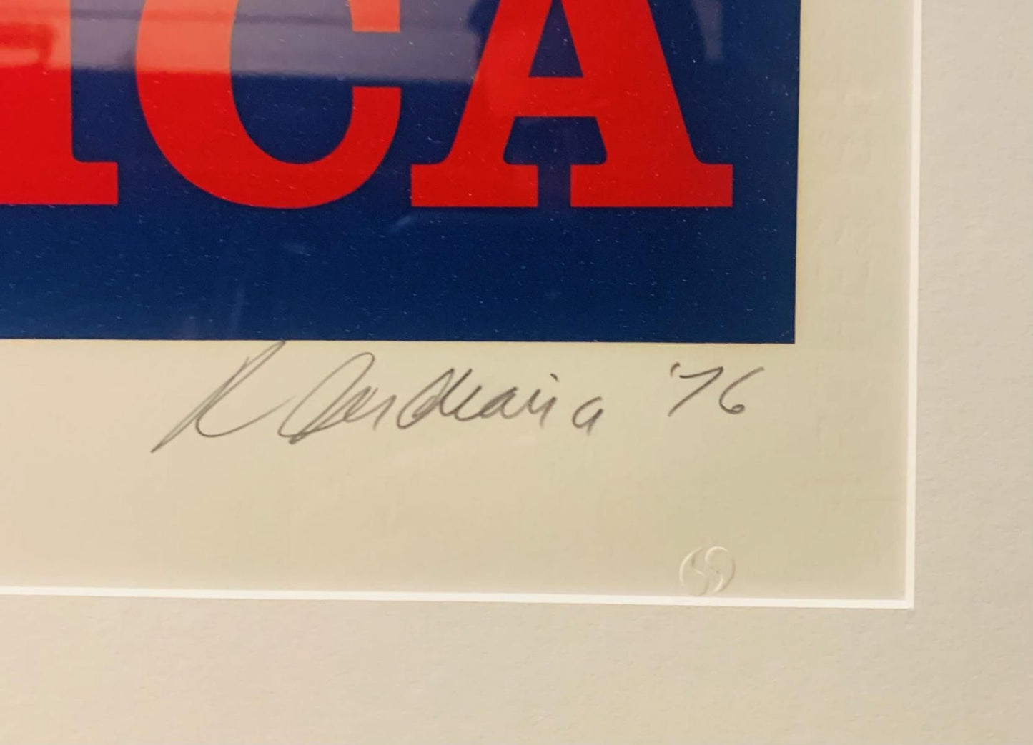 Robert Indiana- Serigraph on paper