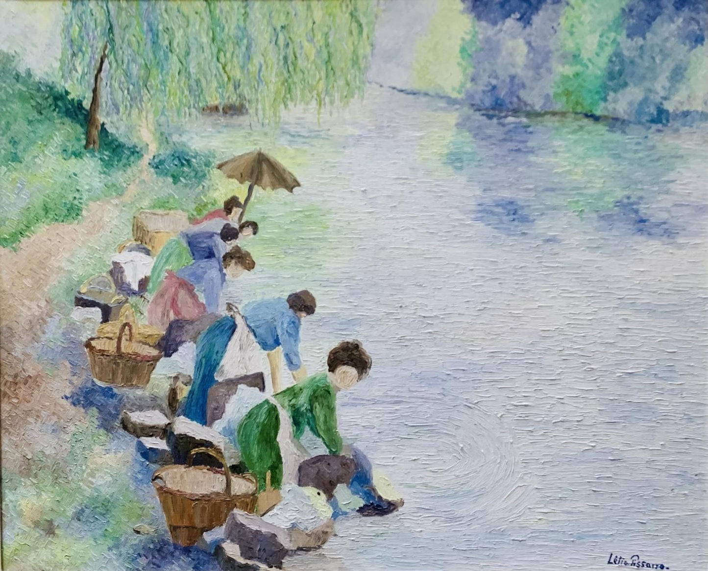 Lelia Pissarro- Original oil painting on canvas