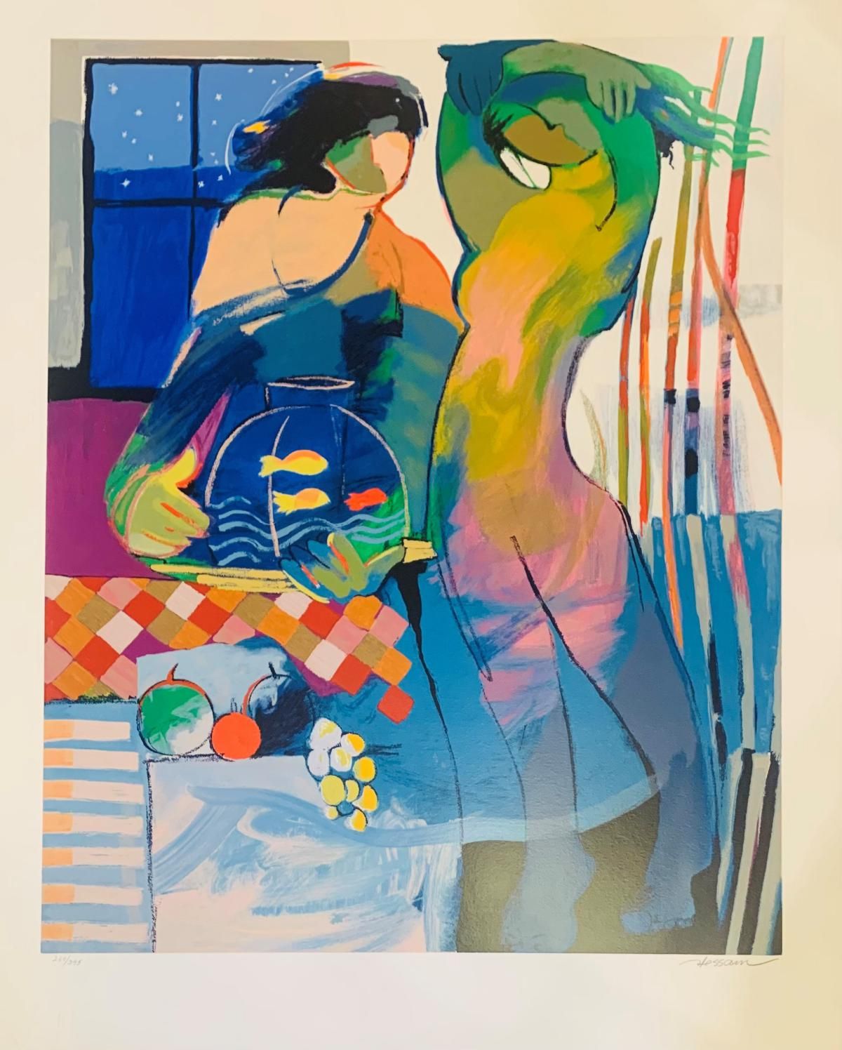 Hessam- Serigraph on paper