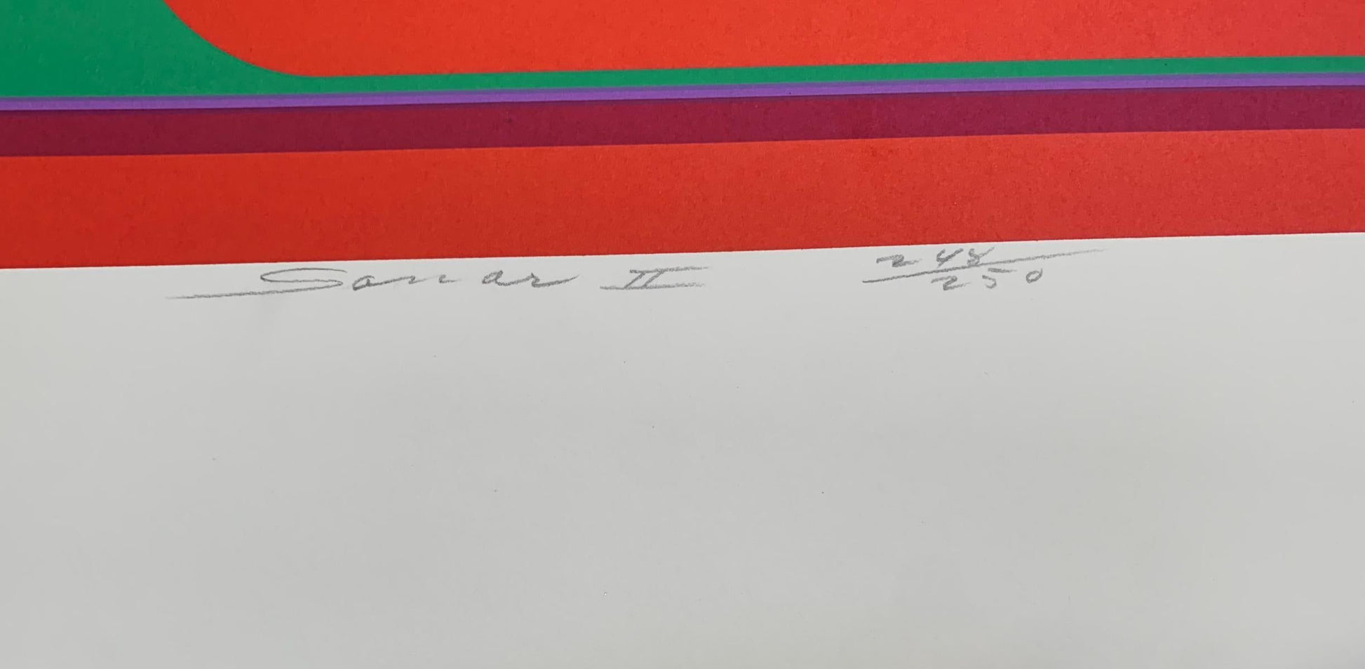 Evan- Limited edition lithograph on paper