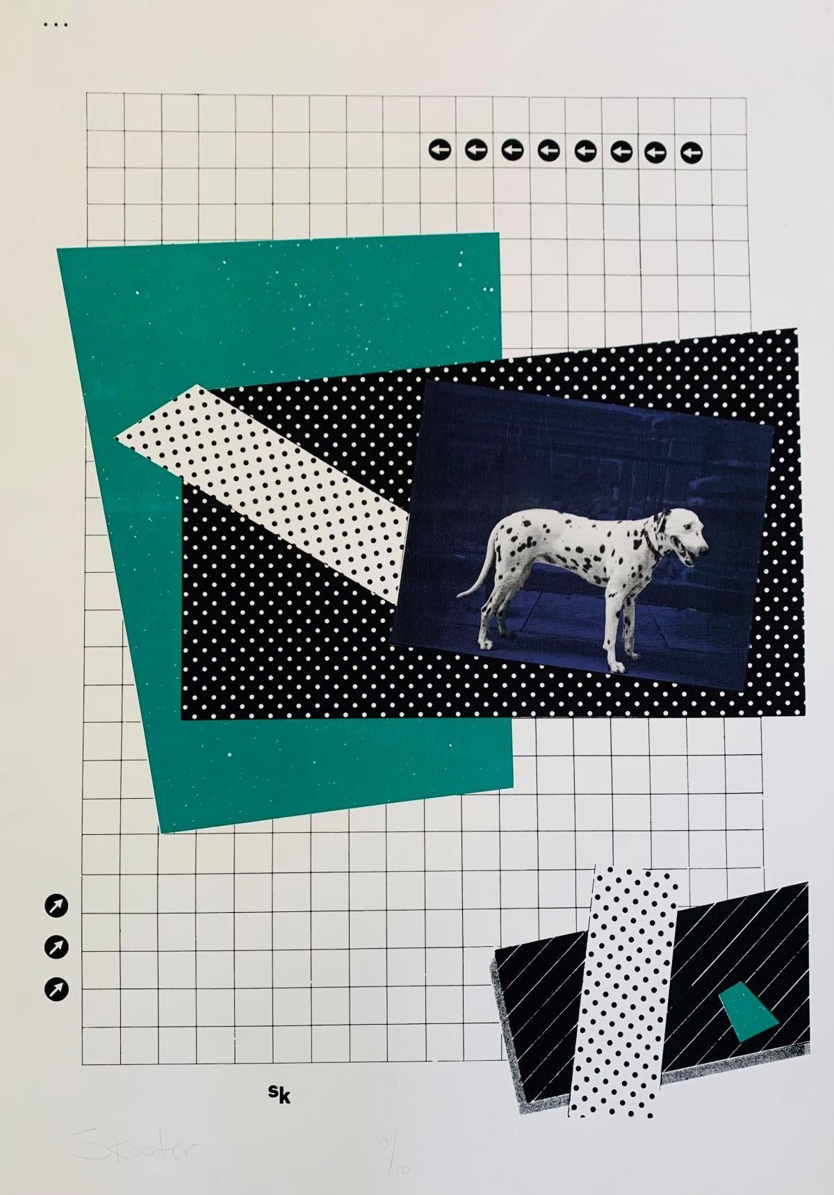 Skooter- Serigraph paper