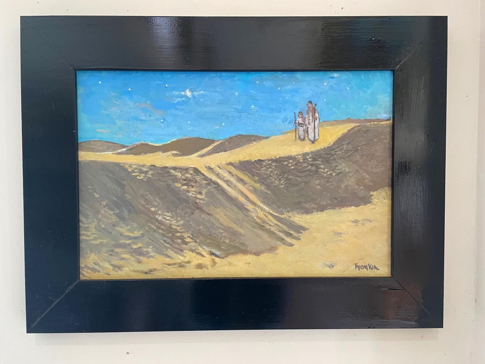 Boris- Canvas on board "Abraham and Isaac"