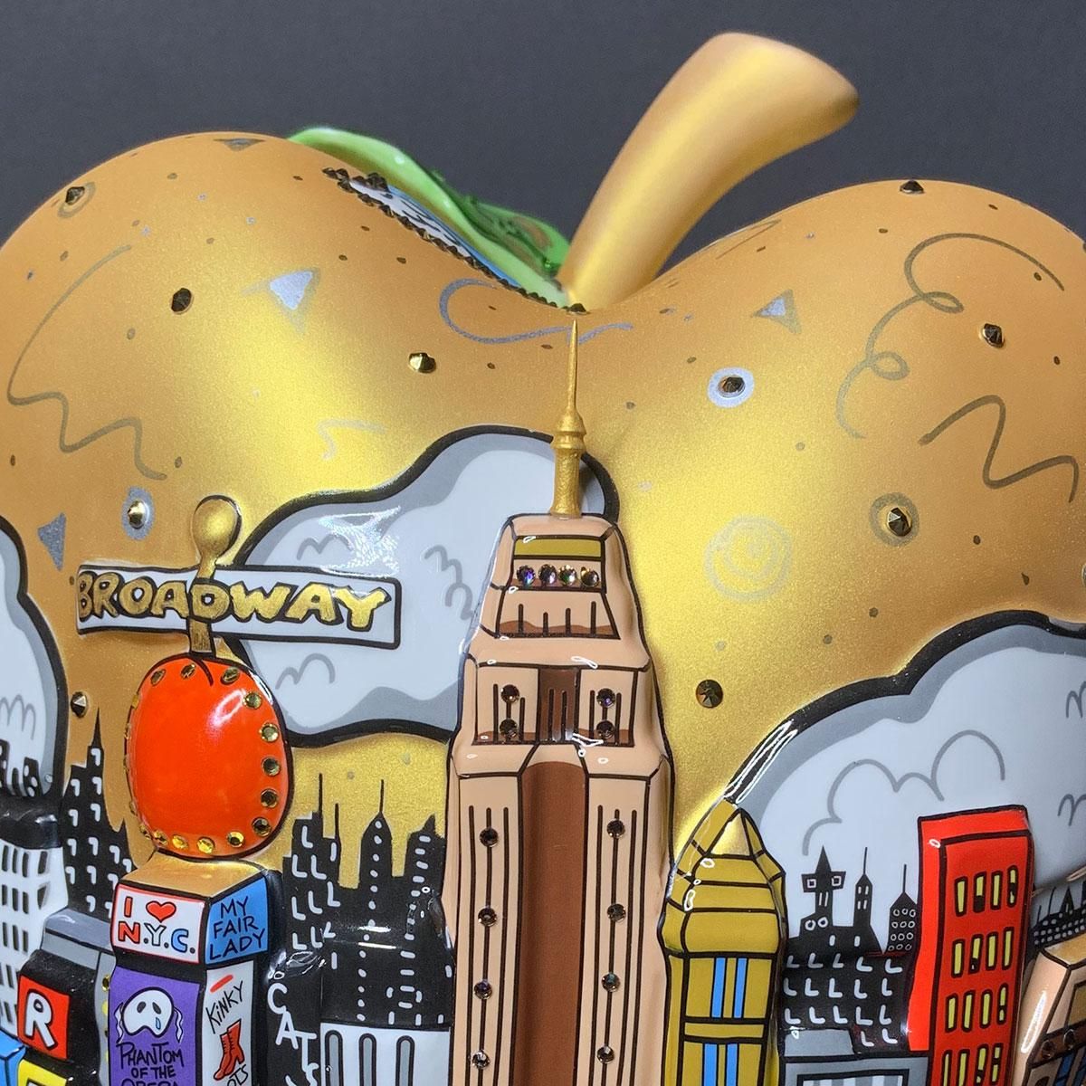 Charles Fazzino- Hand-painted porcelain sculpture