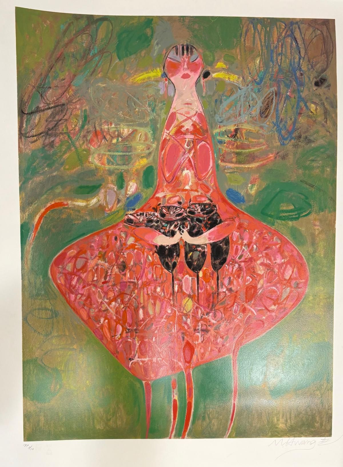 Hwang Kyu Baik- Serigraph