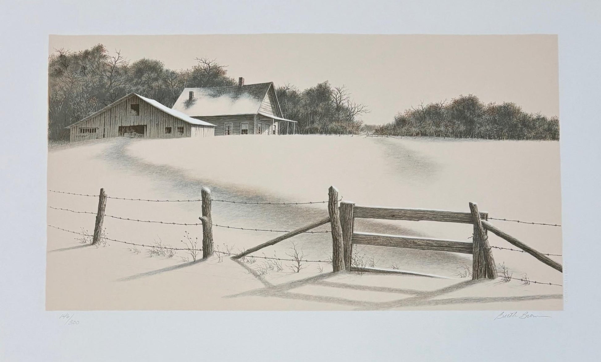 Smith Brown- Limited Edition Lithograph on paper
