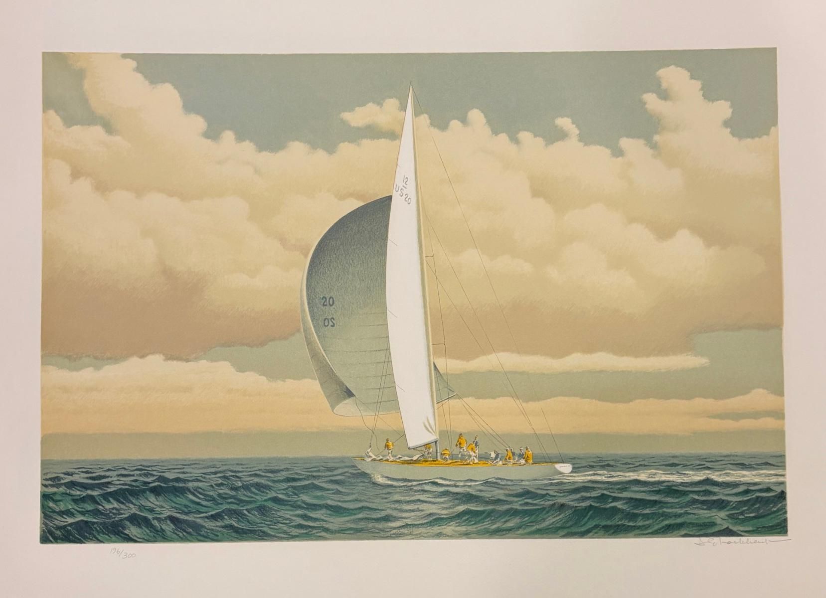 David G. Lockhart- Lithograph on paper