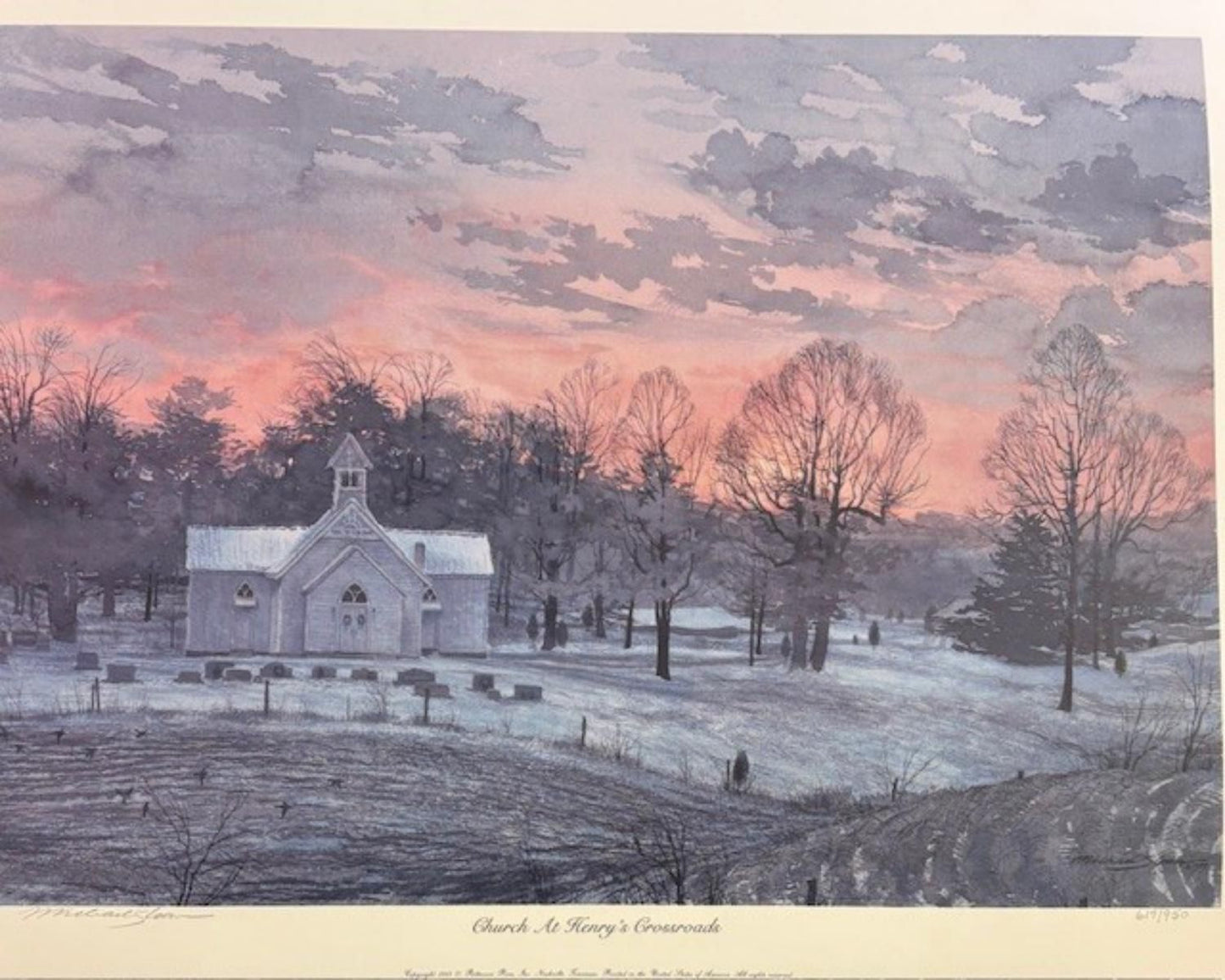 Michael Sloan- Limited edition lithograph on paper