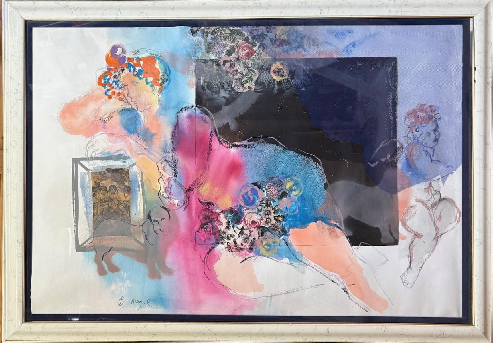 Bati­a Magal-Original painting on paper 