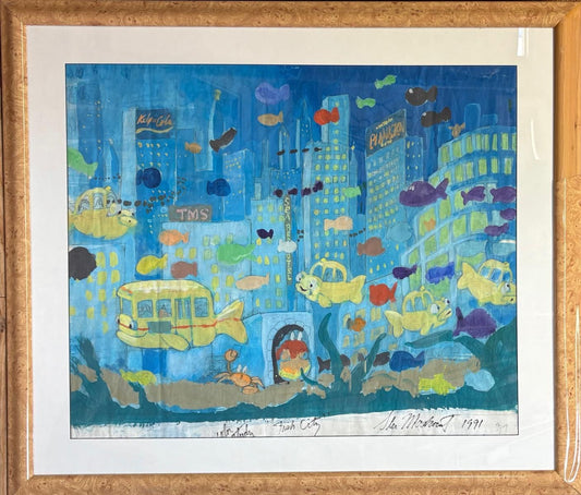 Stewart Moskowitz- Original painting on paper
