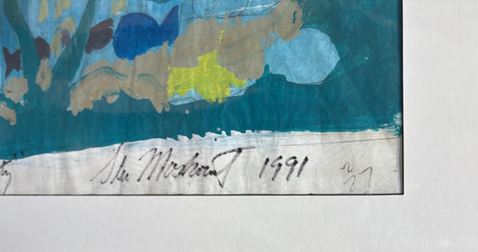 Stewart Moskowitz- Original painting on paper