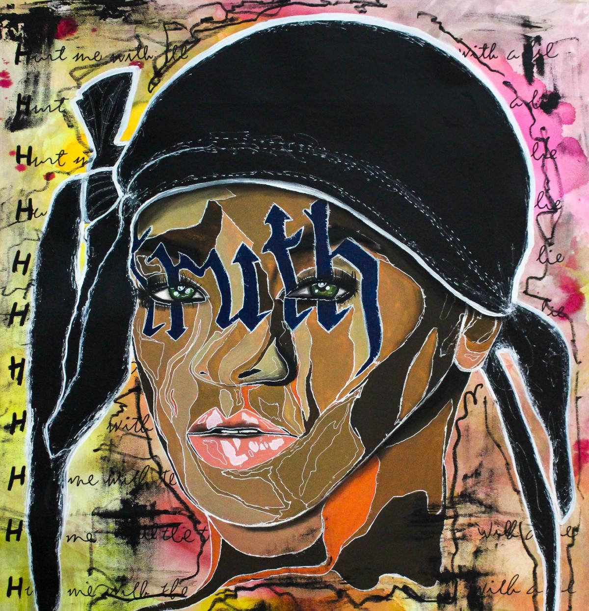 Hen Maman- Original Painting on Canvas "Rihanna"