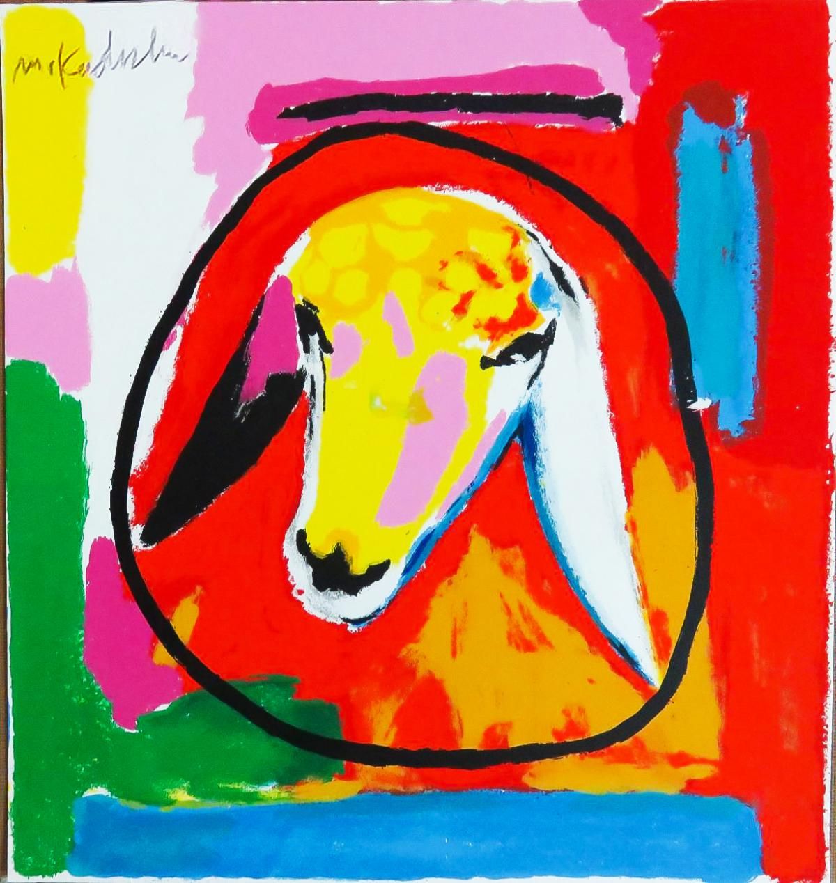 Menashe Kadishman- Original Serigraph "Untitled"
