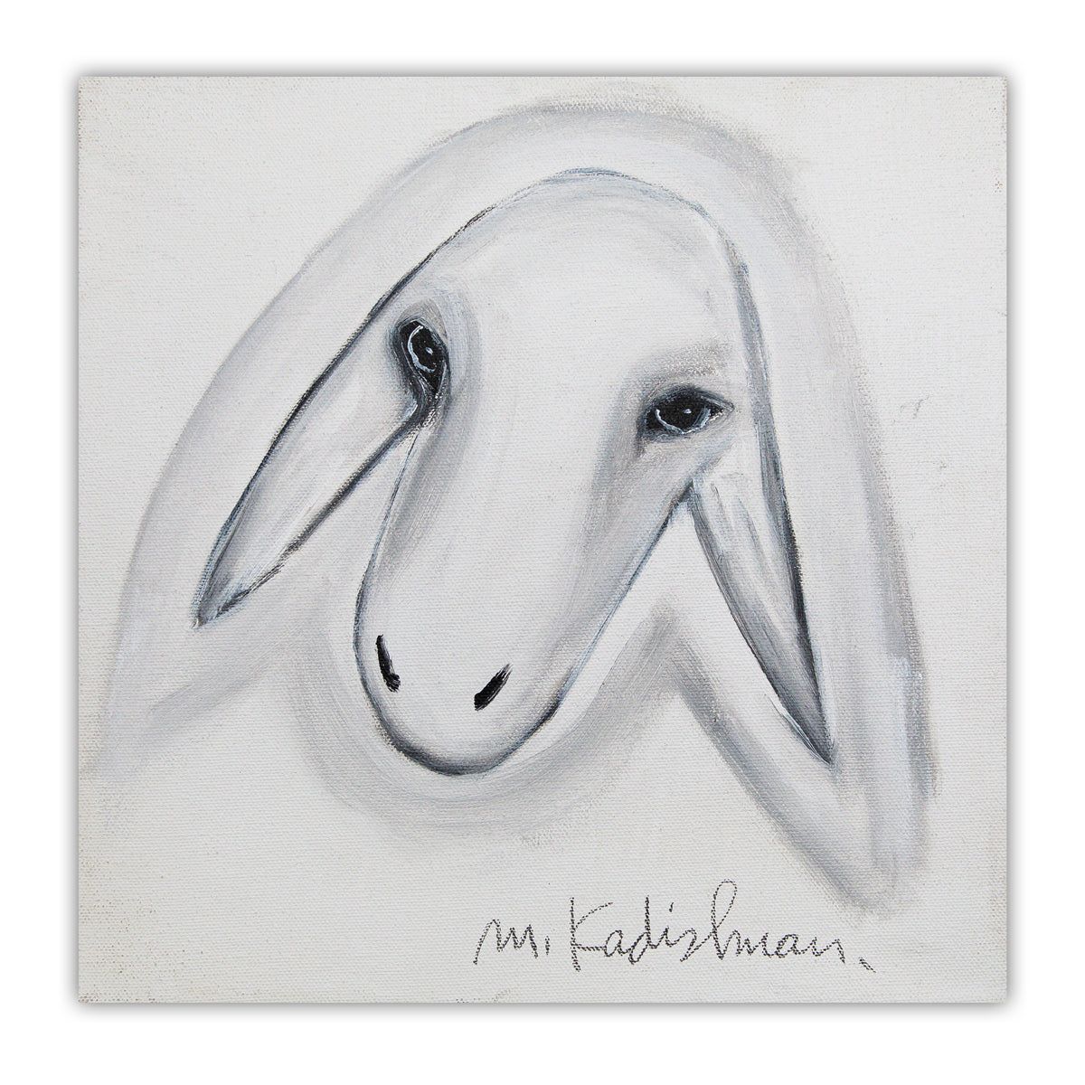 Menashe Kadishman- Original Acrylic on Canvas "Untitled"