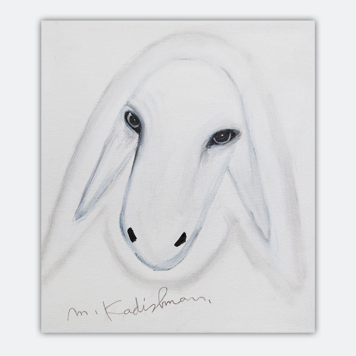 Menashe Kadishman- Original Acrylic on Canvas "Untitled"