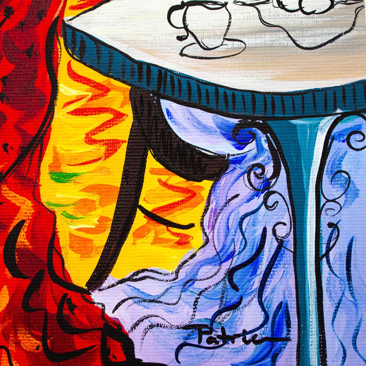 Patricia Govezensky- Original Acrylic on Canvas "Sheila"