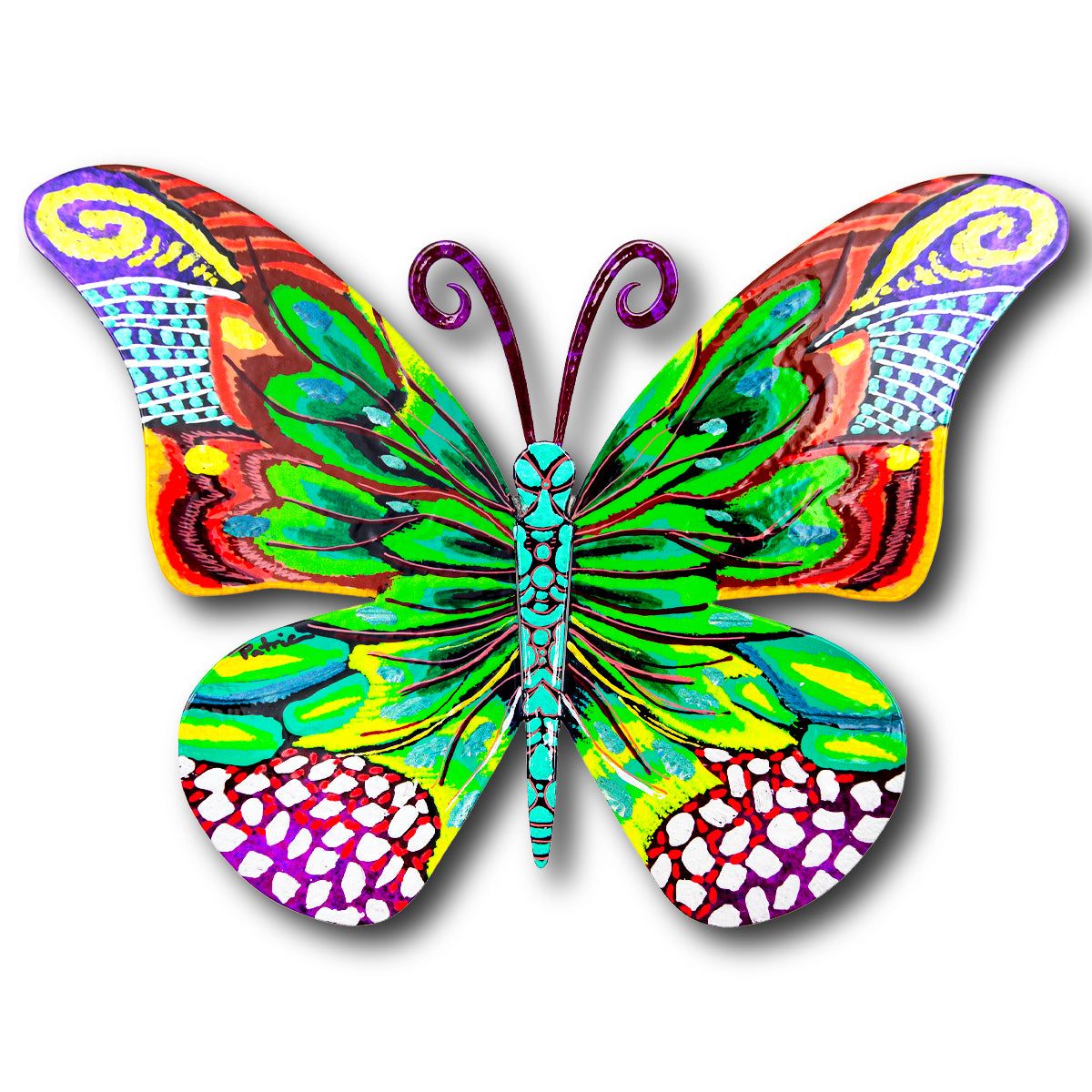 Patricia Govezensky- Original Painting on Cutout Steel "Butterfly"
