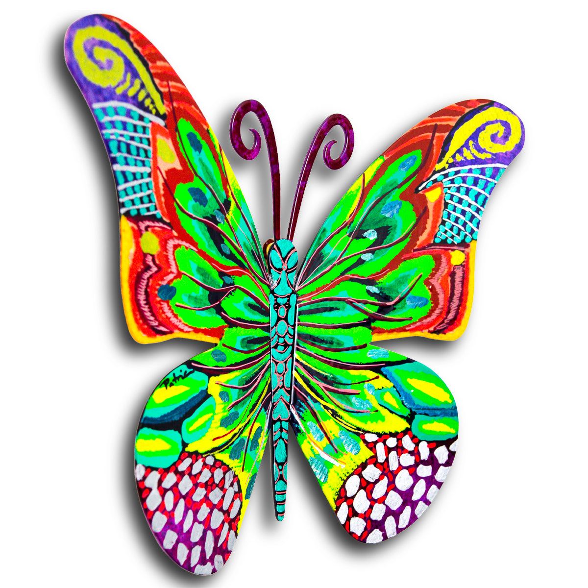 Patricia Govezensky- Original Painting on Cutout Steel "Butterfly"