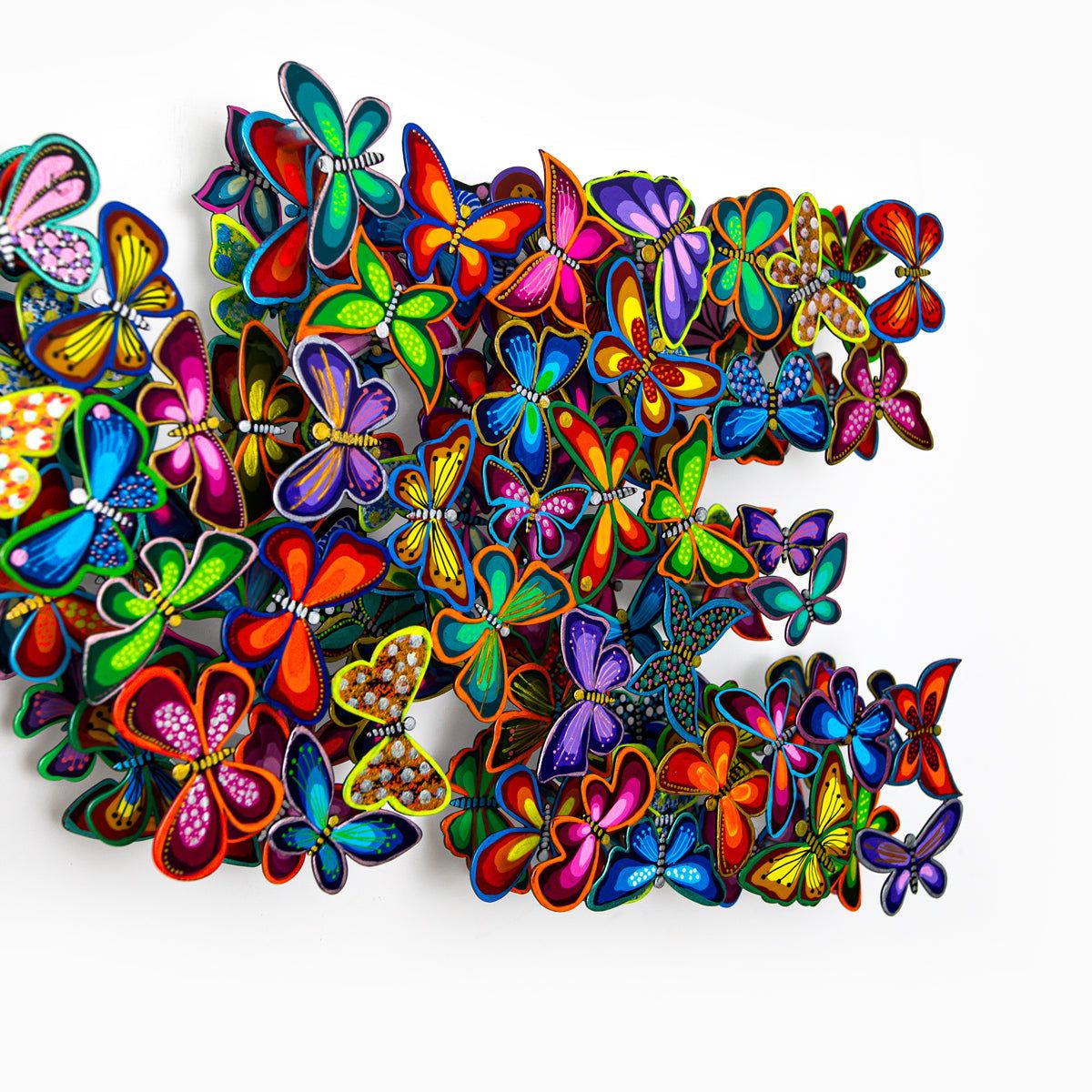 Patricia Govezensky- Original Painting on Cutout Steel "L O V E"