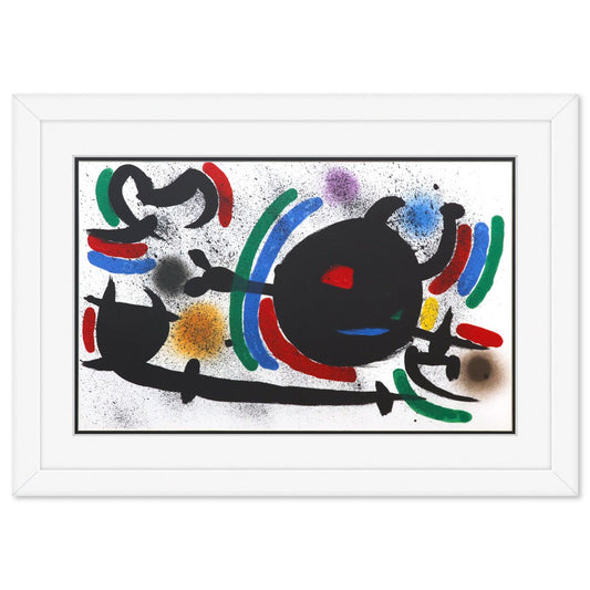 After Joan Miro- Lithograph on light wove paper "Miro lithographe I-13"