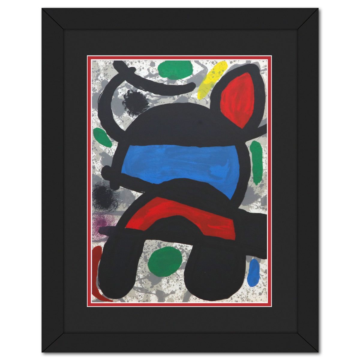 After Joan Miro- Lithograph on Rivoli paper "DLM186 - Toute chose"