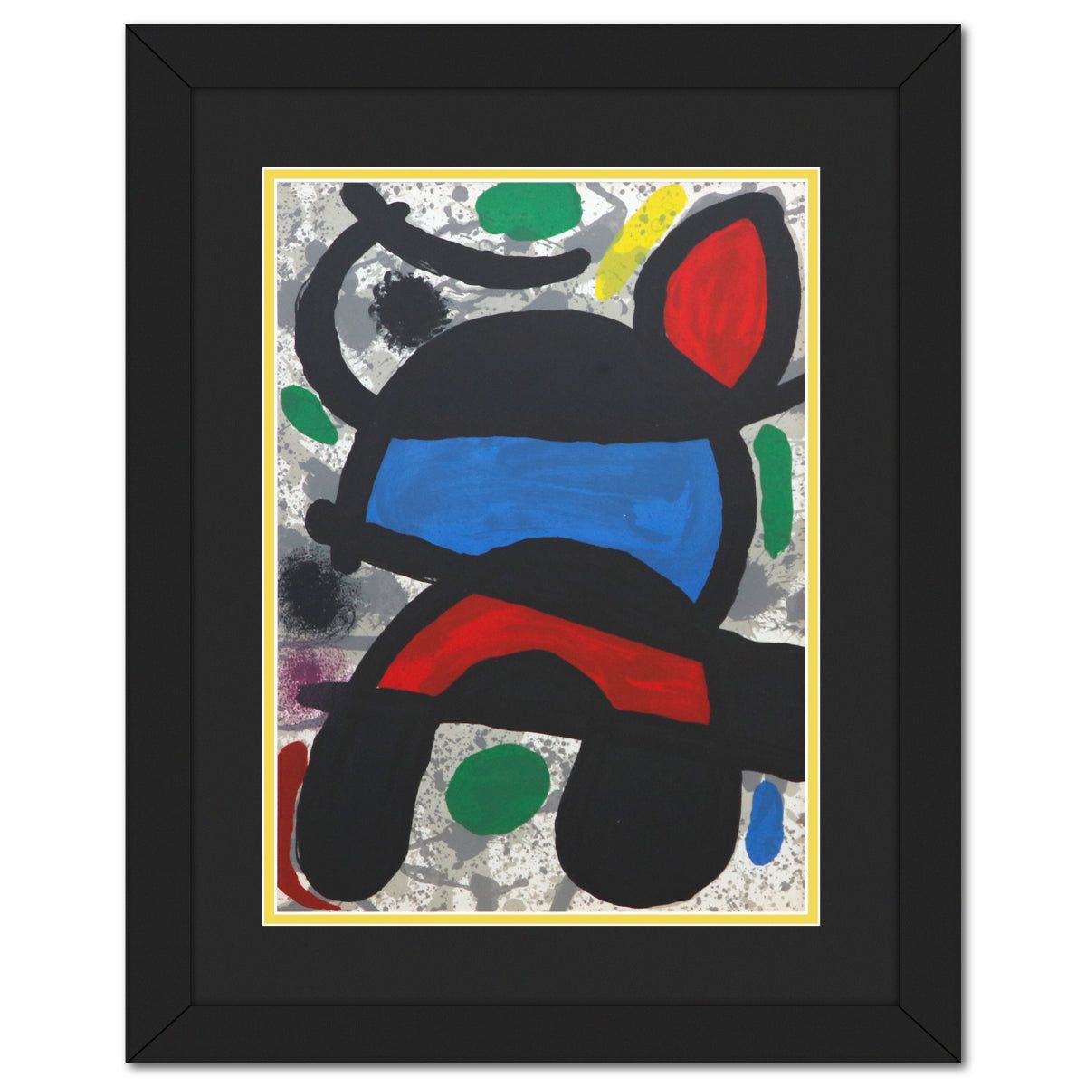 After Joan Miro- Lithograph on Rivoli paper "DLM186 - Toute chose"