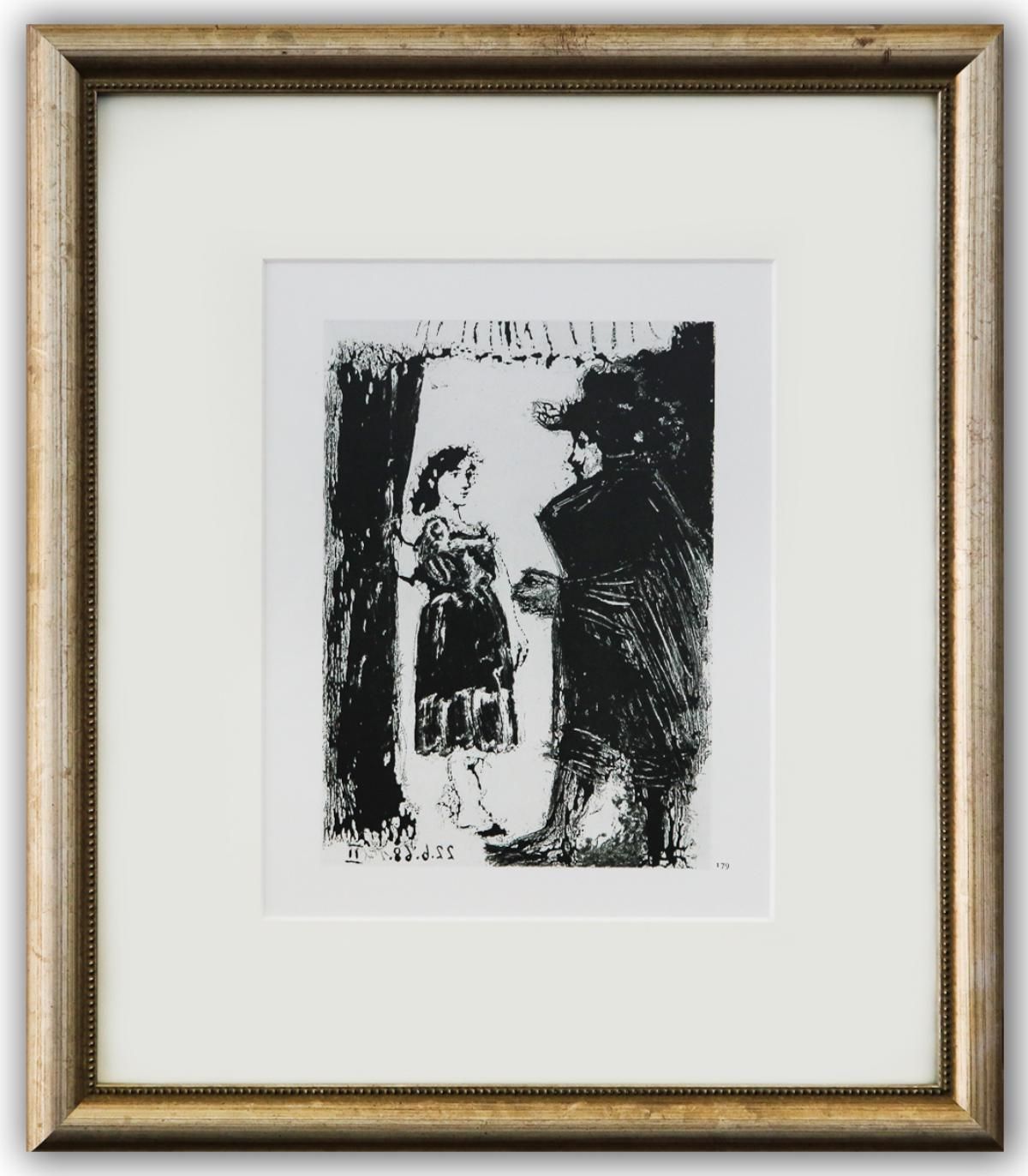 After Pablo Picasso- Offset Lithograph "From The 347 Series"