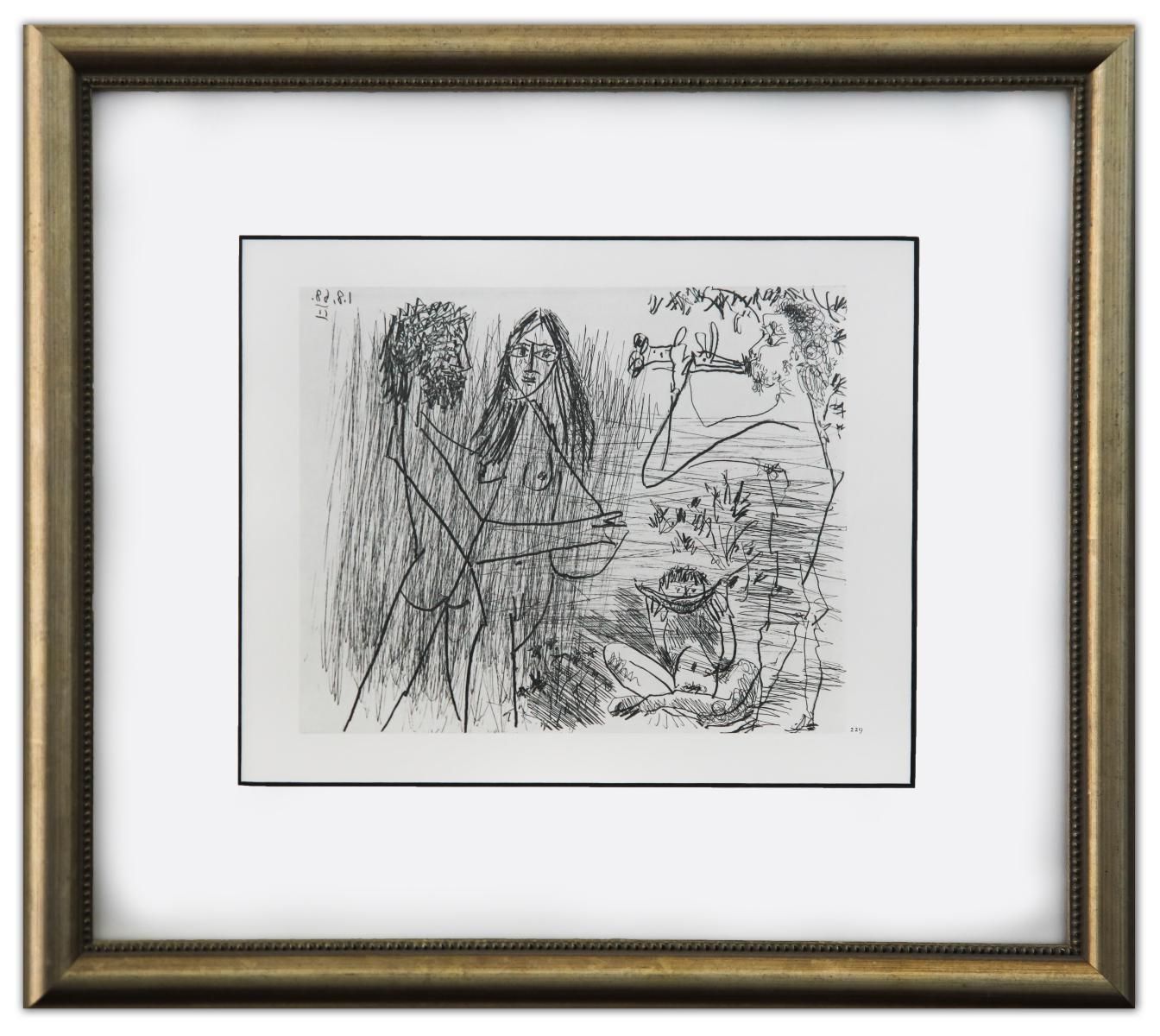 After Pablo Picasso- Offset Lithograph "From The 347 Series"