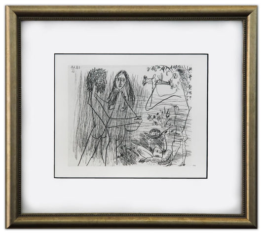 After Pablo Picasso- Offset Lithograph "From The 347 Series"