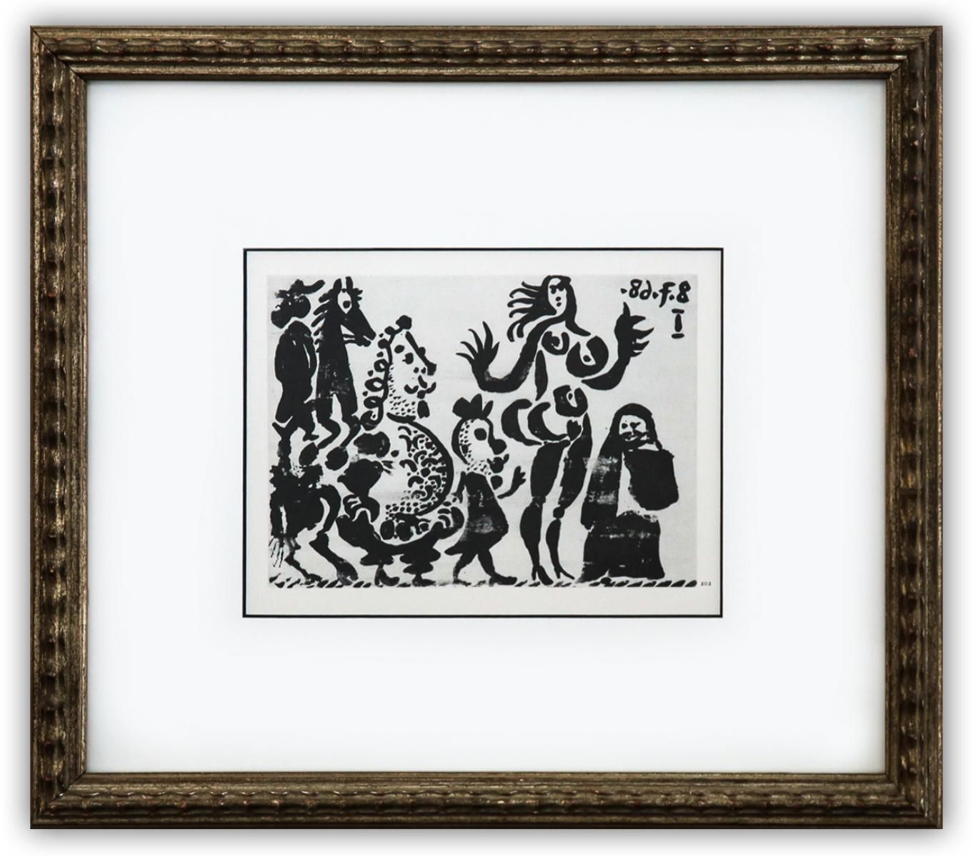 After Pablo Picasso- Offset Lithograph "From The 347 Series"