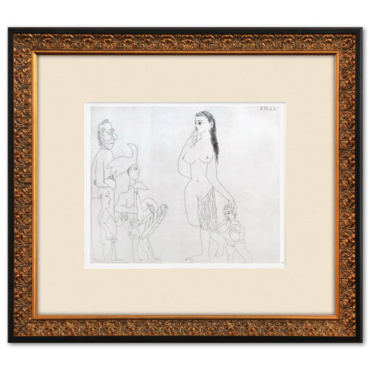 After Pablo Picasso- Offset Lithograph "From The 347 Series"
