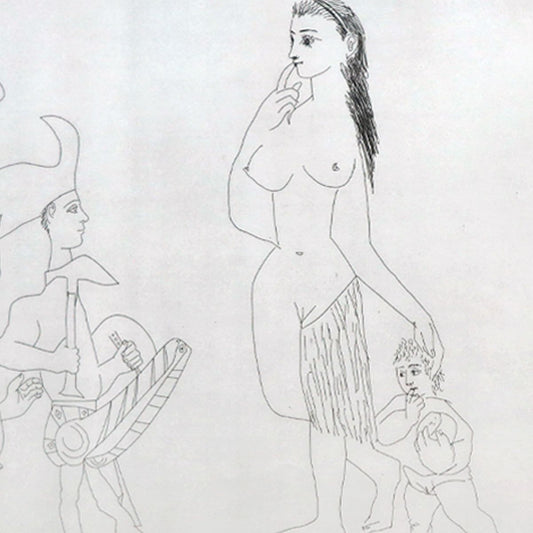 After Pablo Picasso- Offset Lithograph "From The 347 Series"