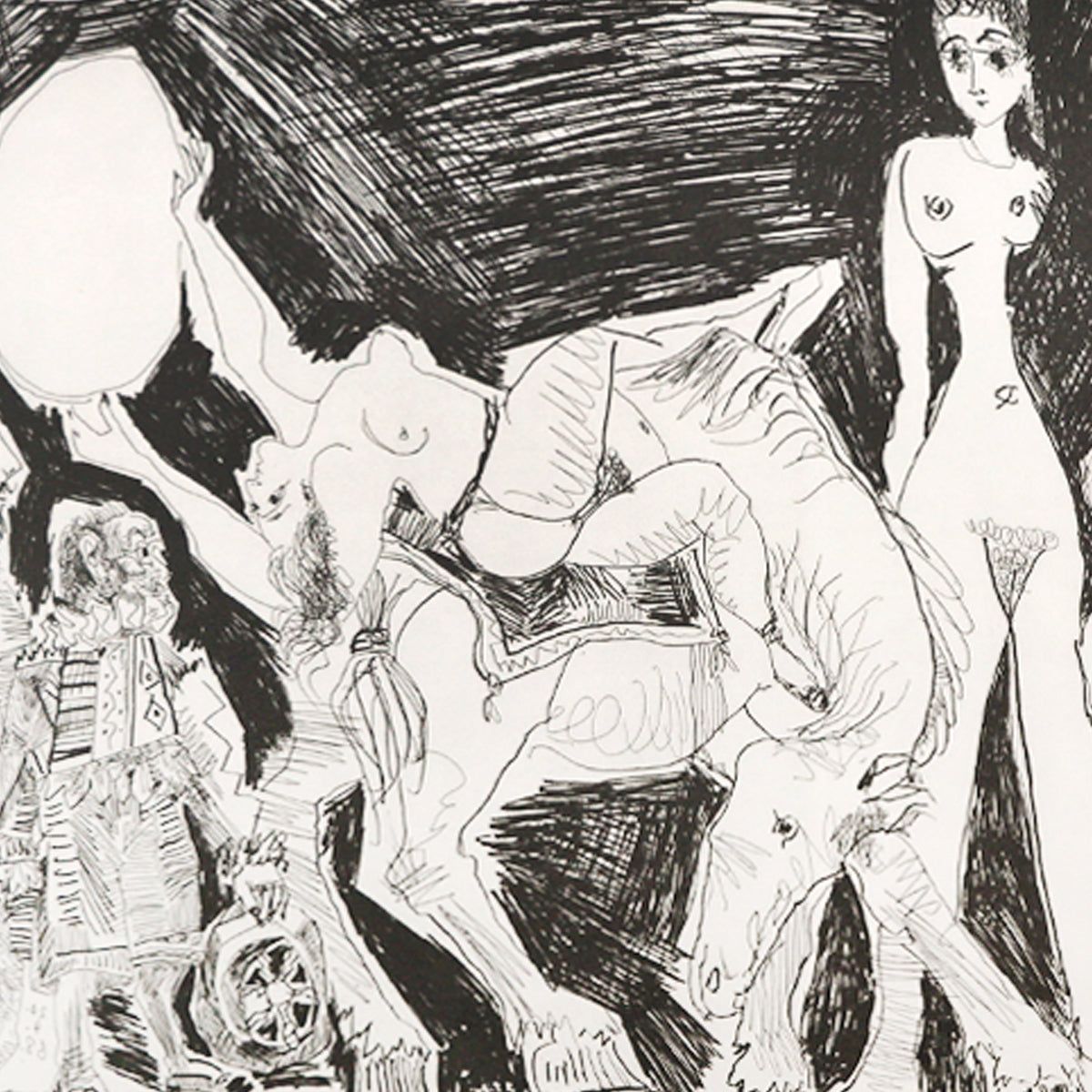 After Pablo Picasso- Offset Lithograph "From The 347 Series"