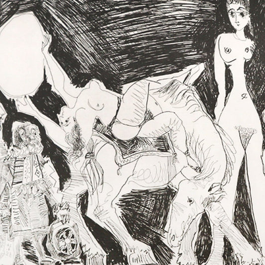 After Pablo Picasso- Offset Lithograph "From The 347 Series"