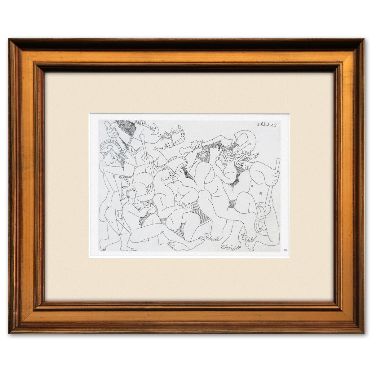 After Pablo Picasso- Offset Lithograph "From The 347 Series"