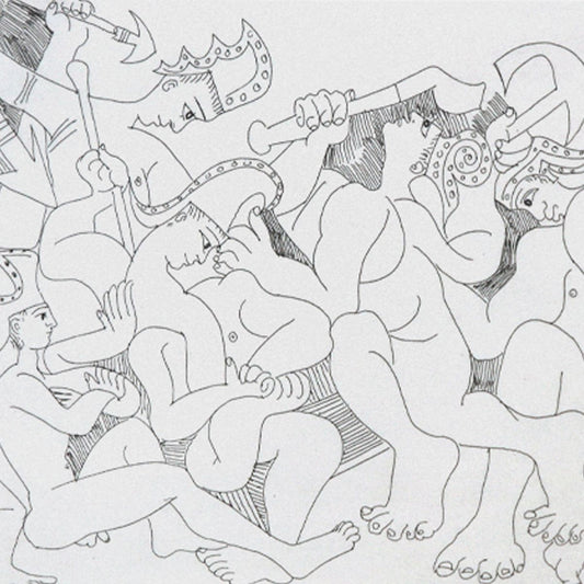 After Pablo Picasso- Offset Lithograph "From The 347 Series"
