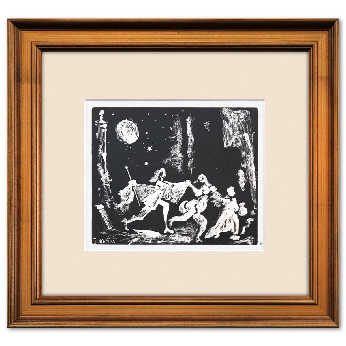 After Pablo Picasso- Offset Lithograph "From The 347 Series"