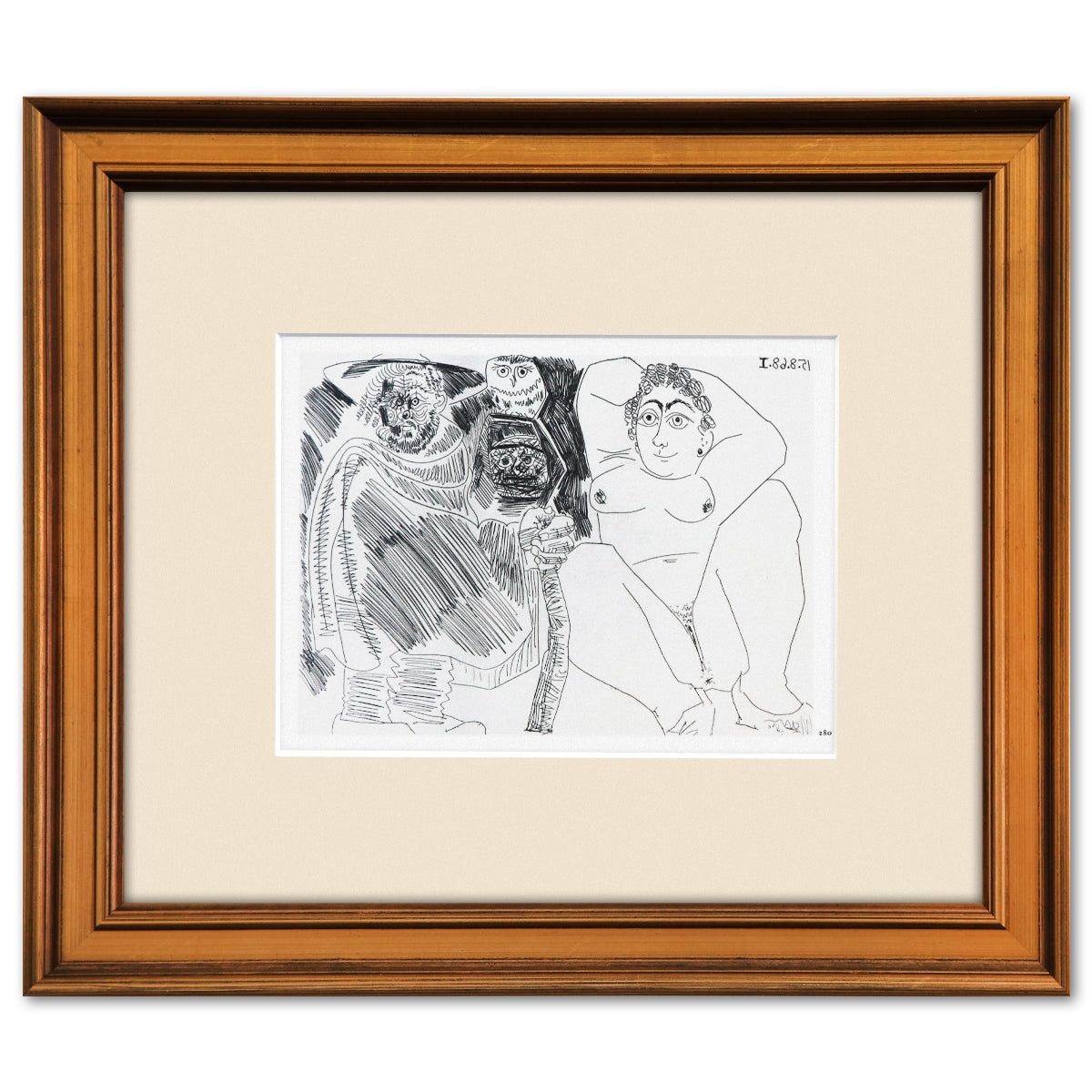 After Pablo Picasso- Offset Lithograph "From The 347 Series"