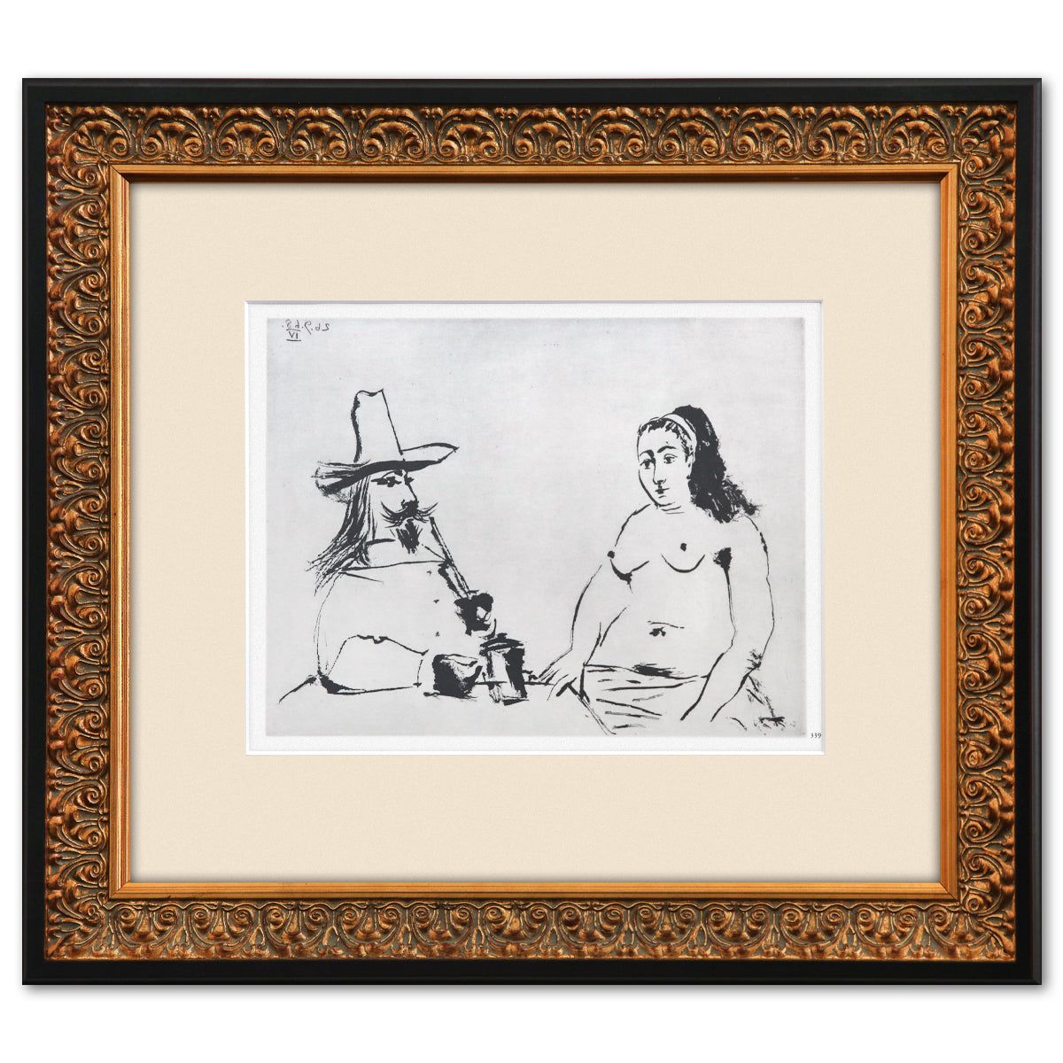 After Pablo Picasso- Offset Lithograph "From The 347 Series"