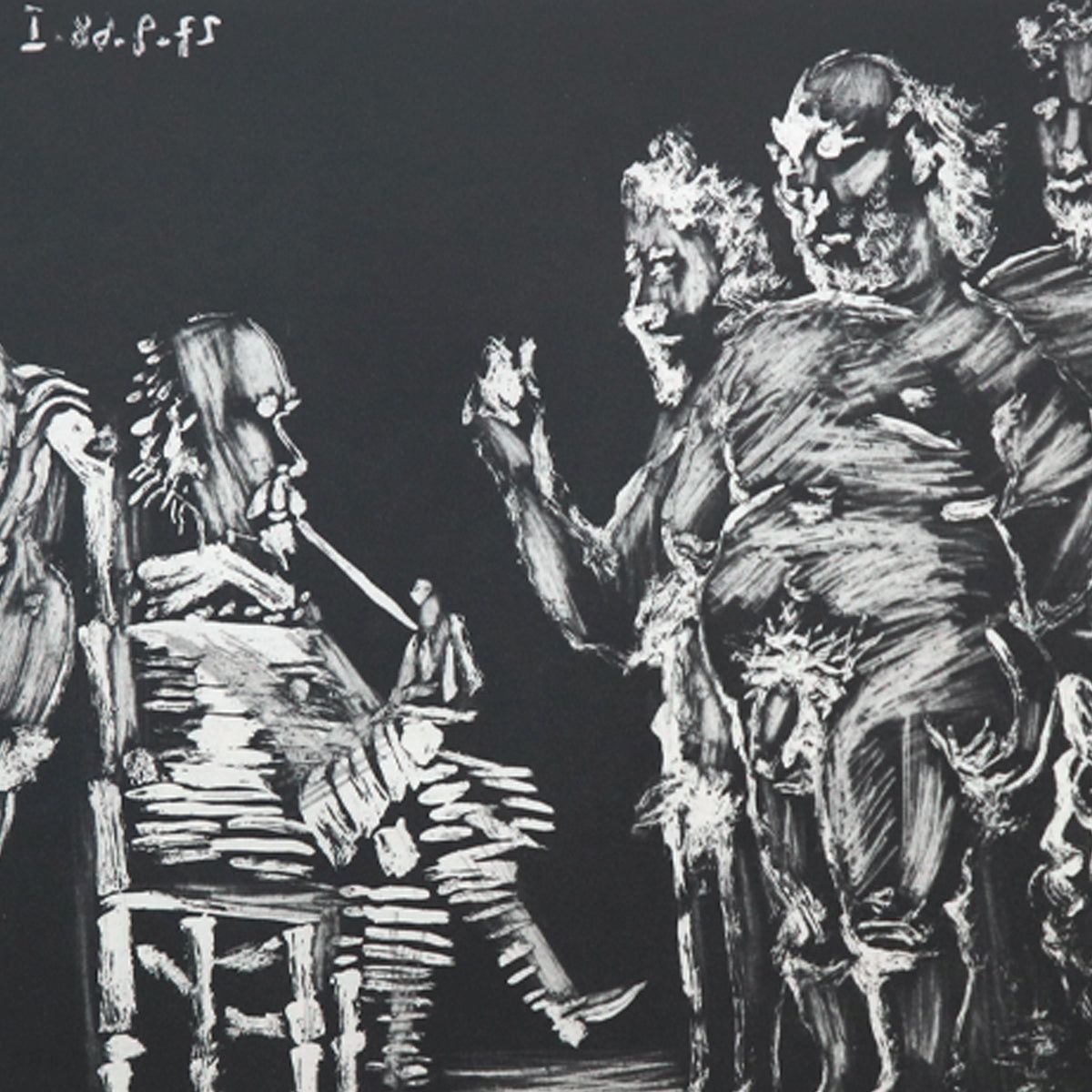 After Pablo Picasso- Offset Lithograph "From The 347 Series"